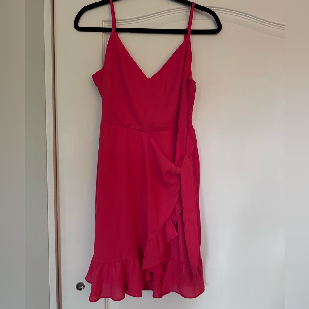 Miami Red Spaghetti Strap Mini Sundress